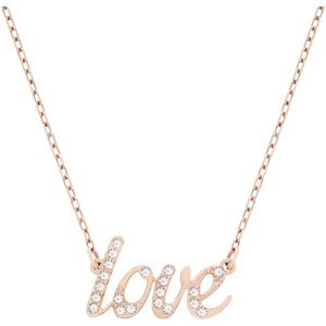 Swarovski Emotion Necklace, Rose Gold-Plated